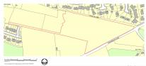 A map of the site in the planning documents
