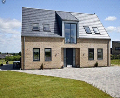 Image 2 showing example of proposed aluminium windows in colour grey