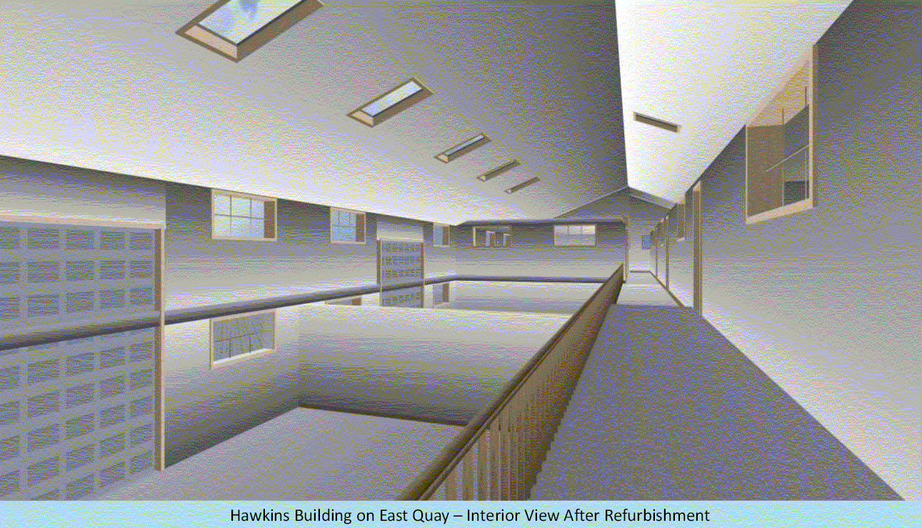 HHT - Hawkins Building on East Quay - Interior After Refurbishment